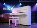 Акустическое пианино YAMAHA JU109PWH (белый полированный)