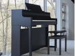 Цифровое пианино Roland HP704 PE - чёрный полированный