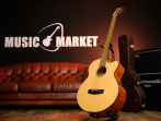 Электроакустическая бас-гитара Cort Acoustic Bass Series AB850F-NAT-BAG