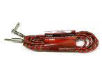 Кабель инструментальный, 3м, прямой/угловой, красный, Yerasov 3LUXE-3m-RD