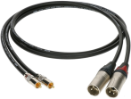 Кабель акустический XLRm-RCA, 3м, 2шт, Klotz ALPM030