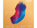 A310-3/4M Ascente Комплект струн для скрипки 3/4, среднее натяжение, D'Addario