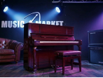 Акустическое пианино Yamaha YU2X PM - красное дерево полированный
