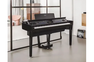 Цифровое пианино Yamaha Clavinova CVP-909 PE - чёрный полированный
