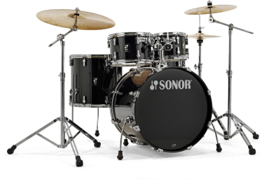 Барабанная установка AQ1 Stage Set PВ 11234, черная, Sonor