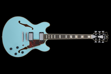 Полуакустическая электрогитара DAngelico Premier DC Sky Blue