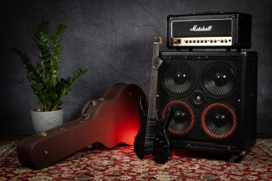 Электрогитара безголовая GTRS W800-WING-800-PBK