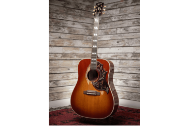 Акустическая гитара Gibson 1960 Hummingbird Heavy Aged Washed Cherry Sunburst