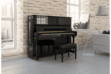 Пианино Steinway & Sons K 132 (PE) черное, полированное