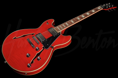 Полуакустическая гитара Harley Benton HB-35Plus Cherry