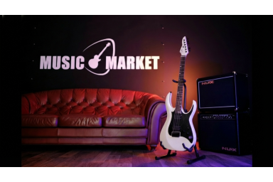 M800-Modern-800-PWH Электрогитара, белая, GTRS