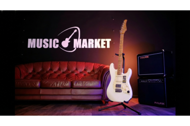 S801-Standard-801-WH Электрогитара с встроенным процессором, белая, GTRS