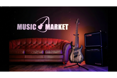 KX507MS-Pale-Moon-NBB KX Series Электрогитара мультимензурная 7-струнная, черная, Cort