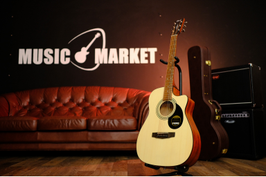 Электроакустическая гитара Cort AF515CE-OP