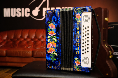 Гармонь Тульская-301М 25х25-III с двумя ремнями Тульская гармонь G-21