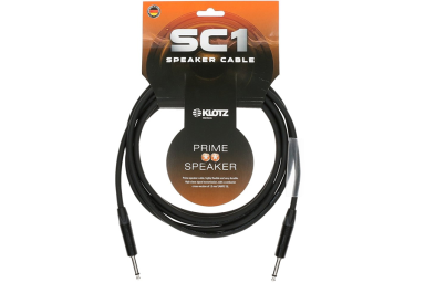 Кабель акустический 6.35мм, 3м, Klotz SC1-PP03SW SC 1