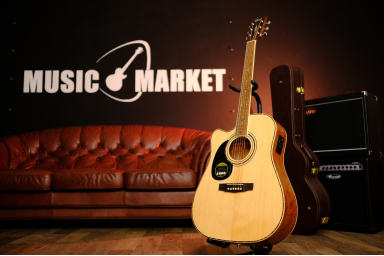 Электроакустическая гитара леворукая Cort AD880CE-LH-NS Standard Series