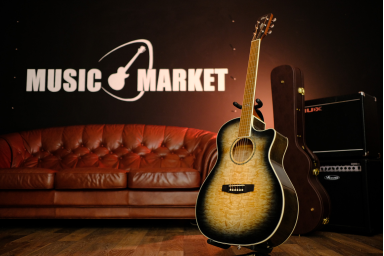 Электроакустическая гитара Cort Grand Regal Series GA-QF-TBB