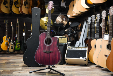 Акустическая гитара FLIGHT D-155C MAH RD