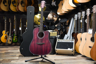 Акустическая гитара FLIGHT D-155C MAH RD