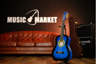 Классическая гитара Fabio FB3410 BLS (1/2, 34")