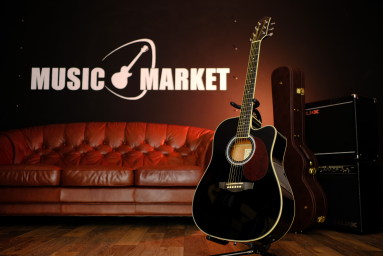 Электроакустическая гитара Naranda DG220CEBK