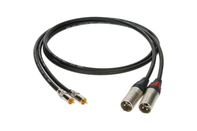 Кабель акустический XLRm-RCA, 3м, 2шт, Klotz ALPM030