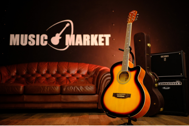 Акустическая гитара Caravan Music HS-4010 SB