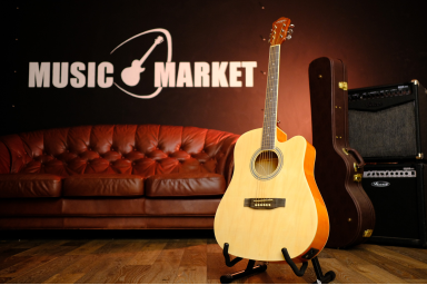 Электроакустическая Гитара Caravan Music HS-4111 EQ N