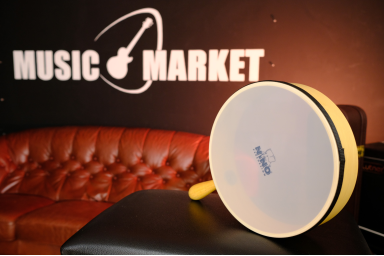 Бубен с ручкой 10", синтетический пластик, Nino Percussion