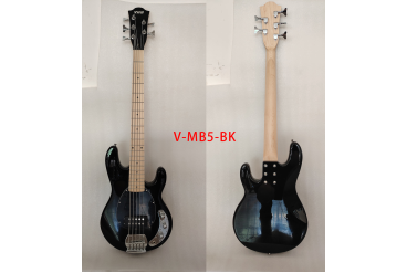 V-MB5-BK Бас-гитара 5-струнная, черная, VIVA