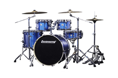 LEC522032 Element Evolution Барабанная установка, синяя, 2 коробки, Ludwig