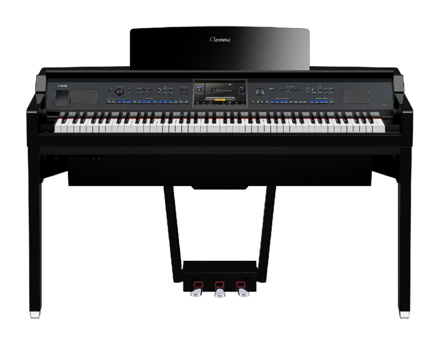 Цифровое пианино Yamaha Clavinova CVP-909 PE - чёрный полированный