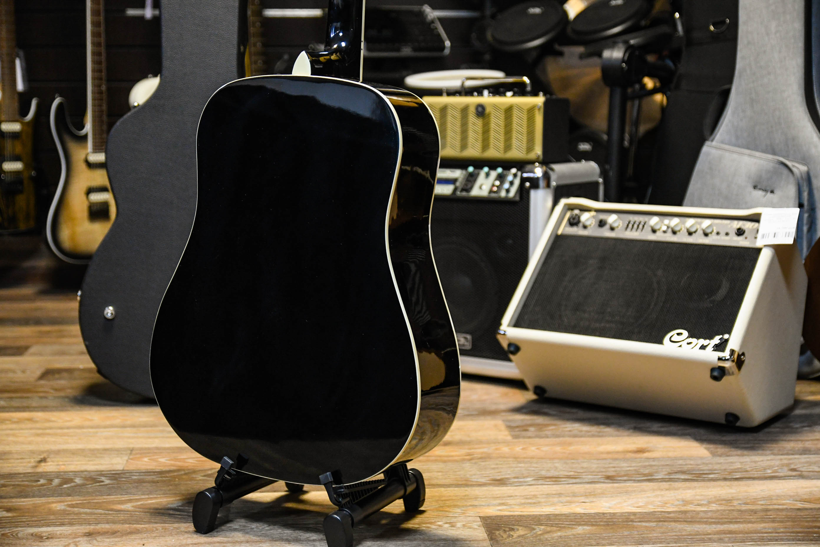 Акустическая гитара ARIA AWN-15 BK