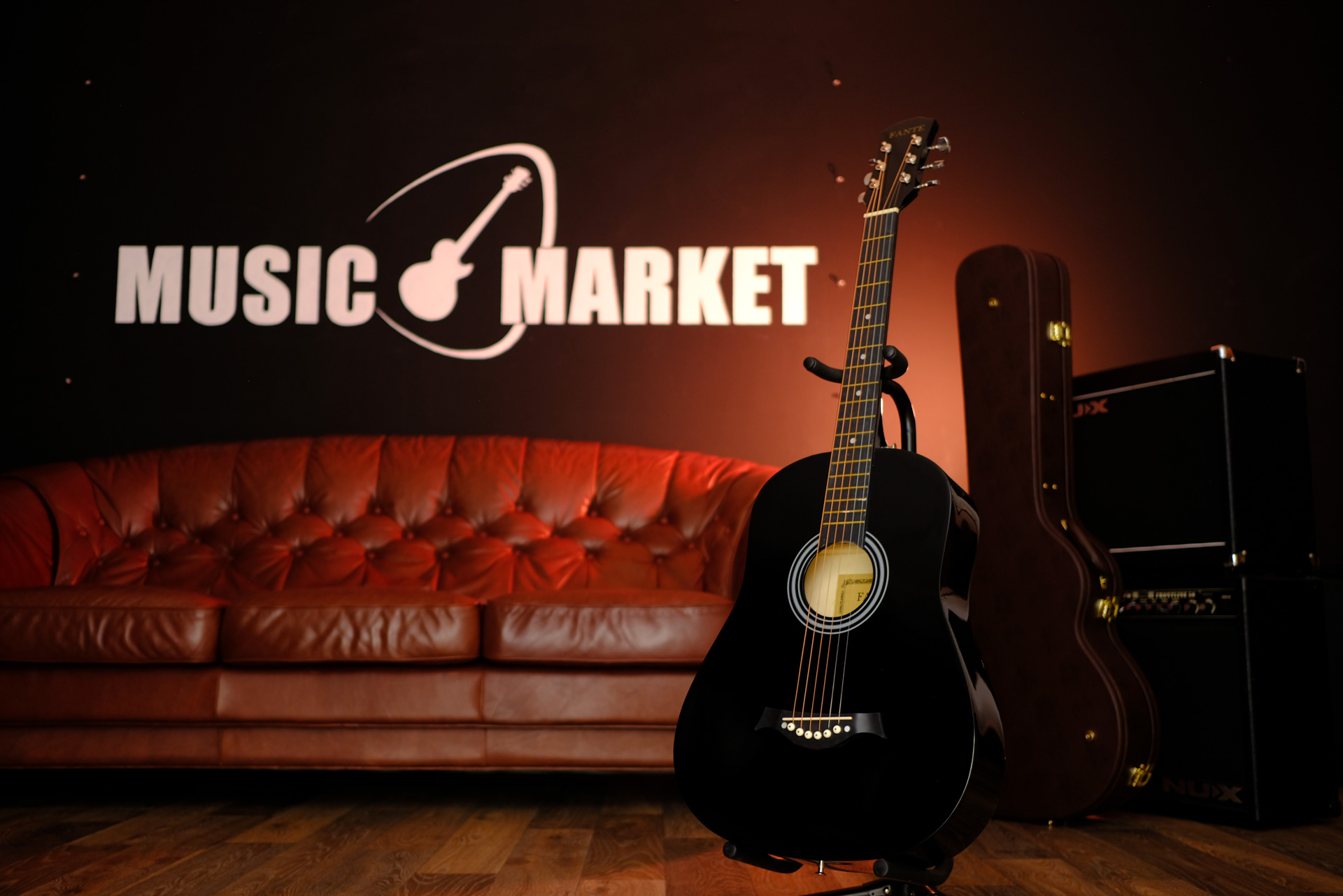 Акустическая гитара Fante FT-R38B-BK (дубль)