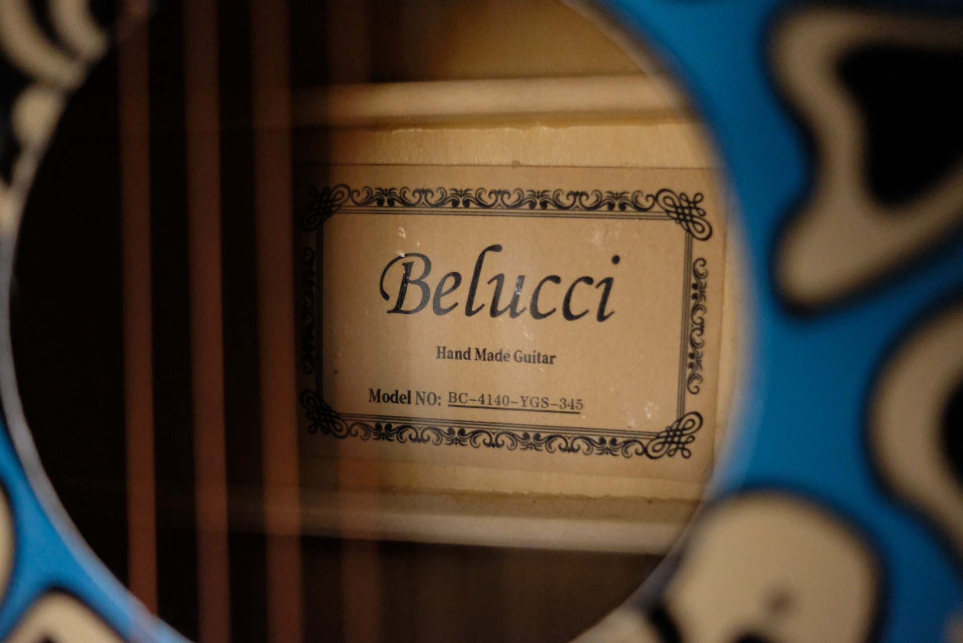 Акустическая гитара Belucci BC4140-YGS-345