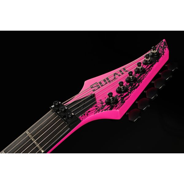 Электрогитара Solar Guitars A2.6FRPN Canibalismo Pink Neon Matte