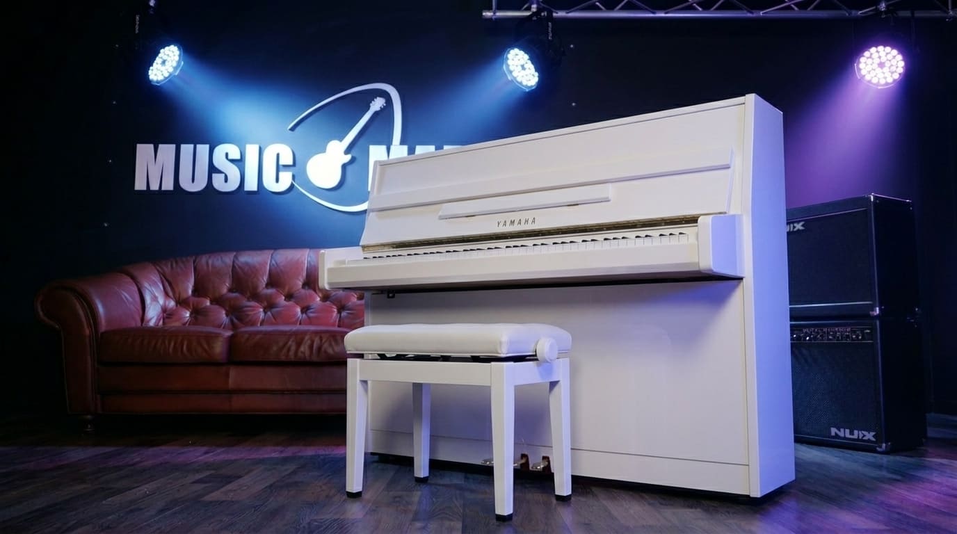 Акустическое пианино YAMAHA JU109PWH (белый полированный)