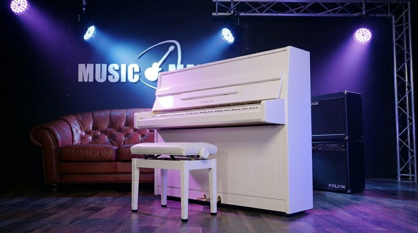 Акустическое пианино YAMAHA JU109PWH (белый полированный)