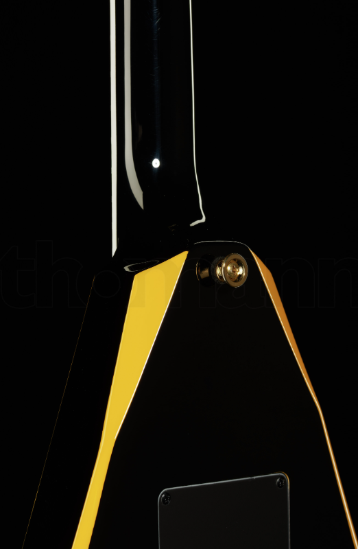 Электрогитара Jackson RRX24 Black with Yellow Bevels