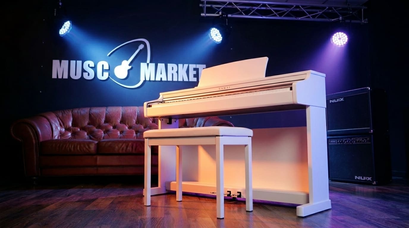 Цифровое пианино с банкеткой Kawai CX202 W
