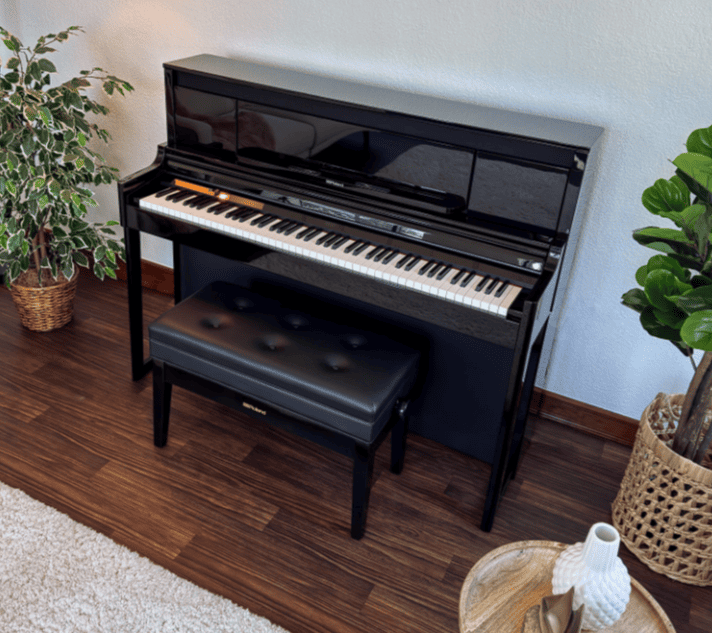 Цифровое пианино Roland LX-6 PE - чёрный полированный