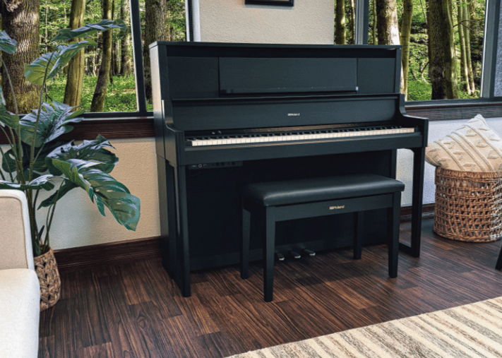 Цифровое пианино Roland LX-9 CH - чёрный уголь