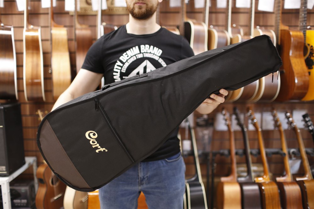 AD-mini-M-WBAG-OP Standard Series Акустическая гитара 3/4, с чехлом, натуральный, Cort