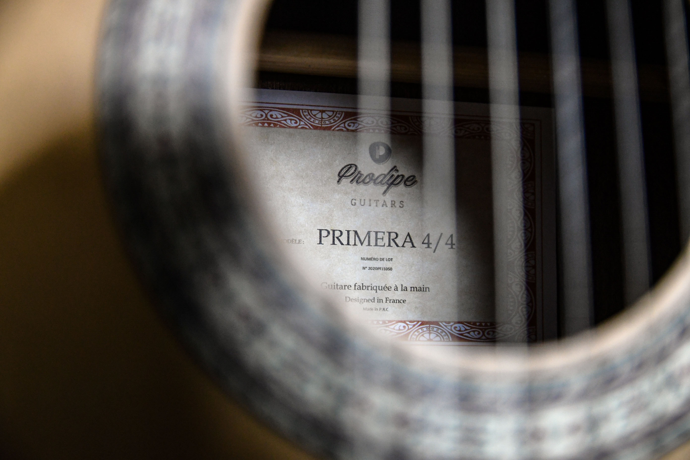 Классическая гитара со звукоснимателем Prodipe Primera JMFPRIMERA4/4EQ