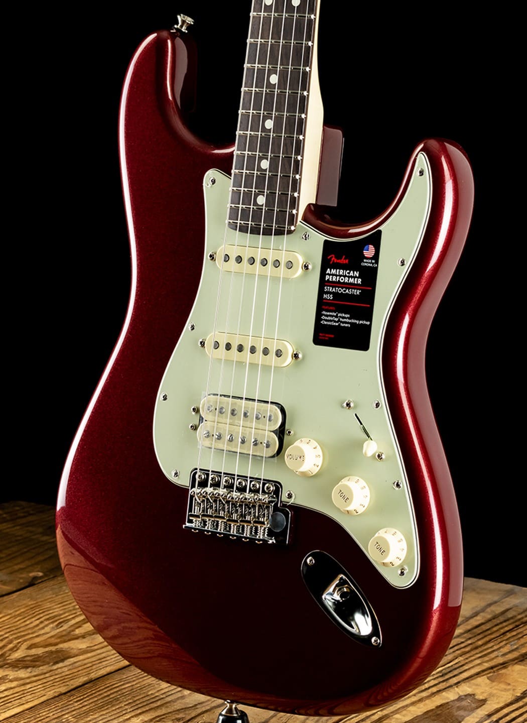 Электрогитара Fender American Performer Stratocaster HSS RW Fingerboard Aubergine