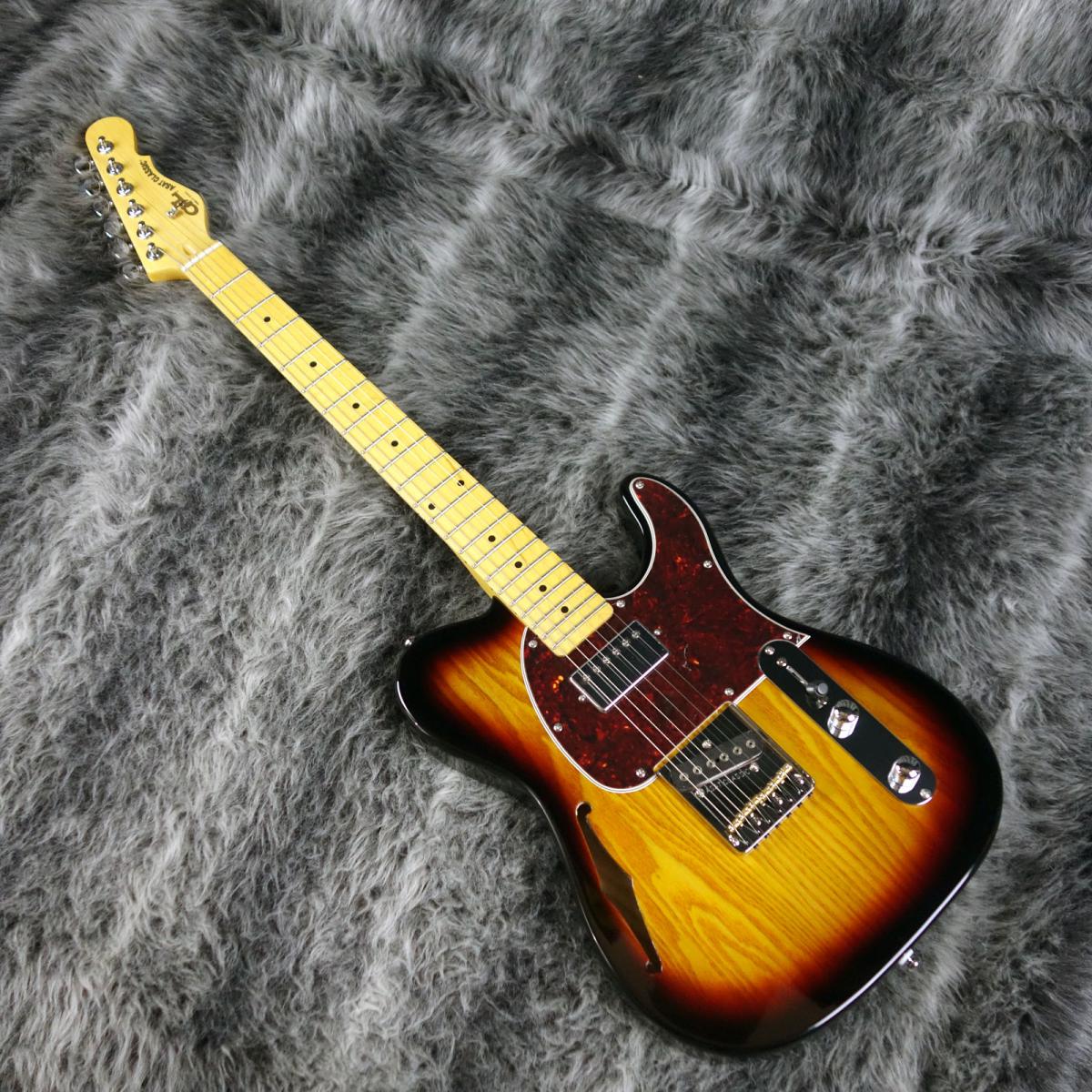 Электрогитара G&L Tribute ASAT Classic Bluesboy Semi-Hollow Natural Ash MP