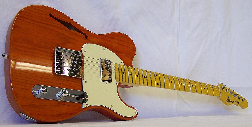 Электрогитара G&L Tribute ASAT Classic Bluesboy Semi-Hollow Natural Ash MP
