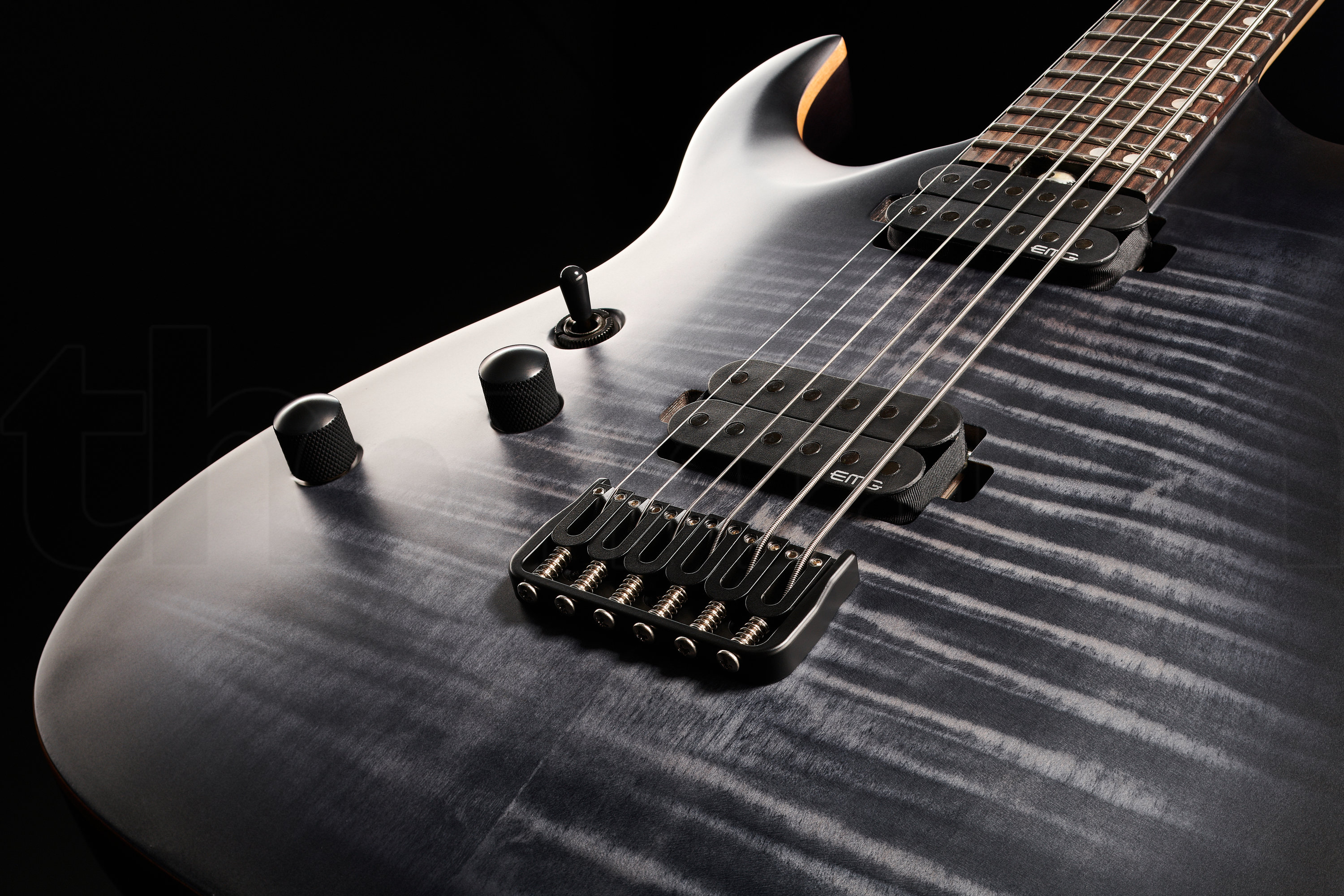 Электрогитара леворукая Harley Benton Amarok BT LH BKNT Flame Burst