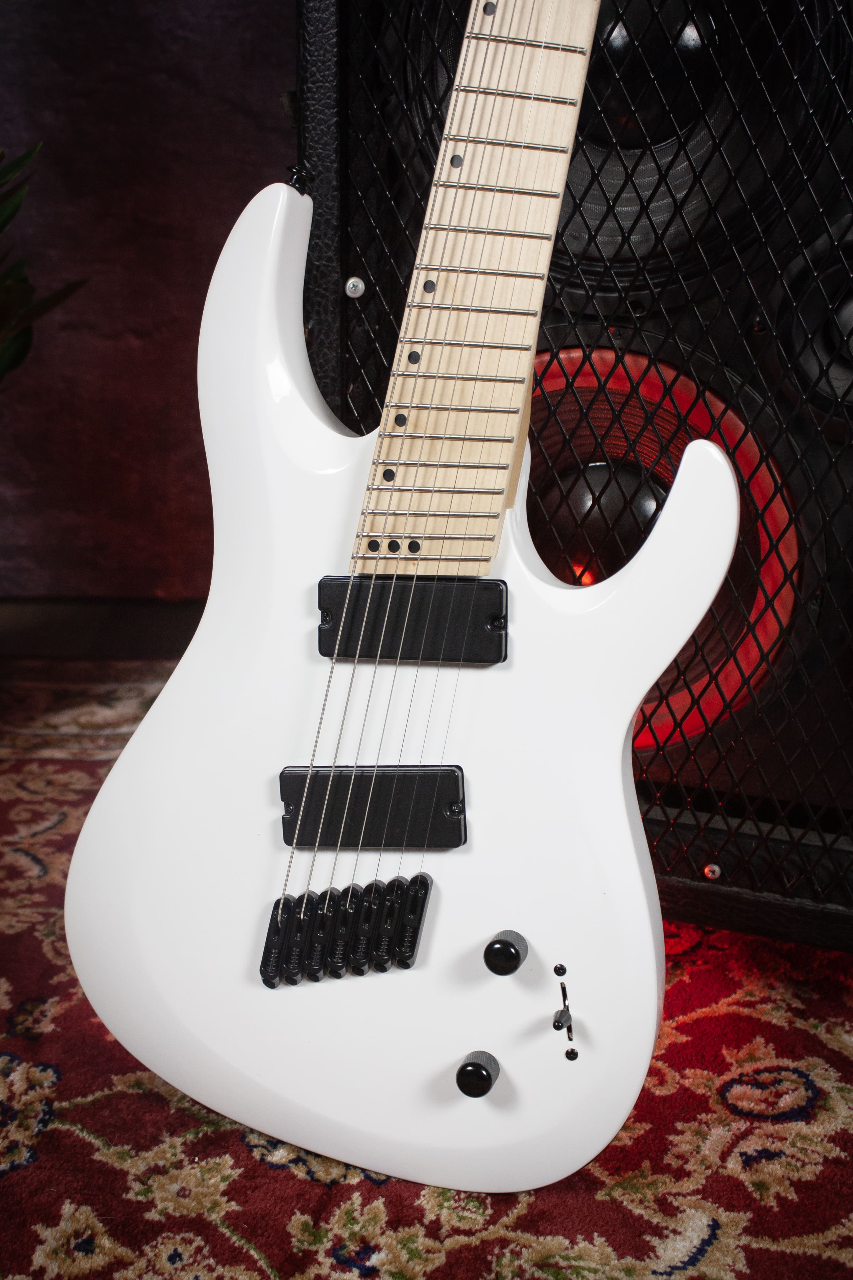 Электрогитара с чехлом Harley Benton R-457MN WH MultiScale